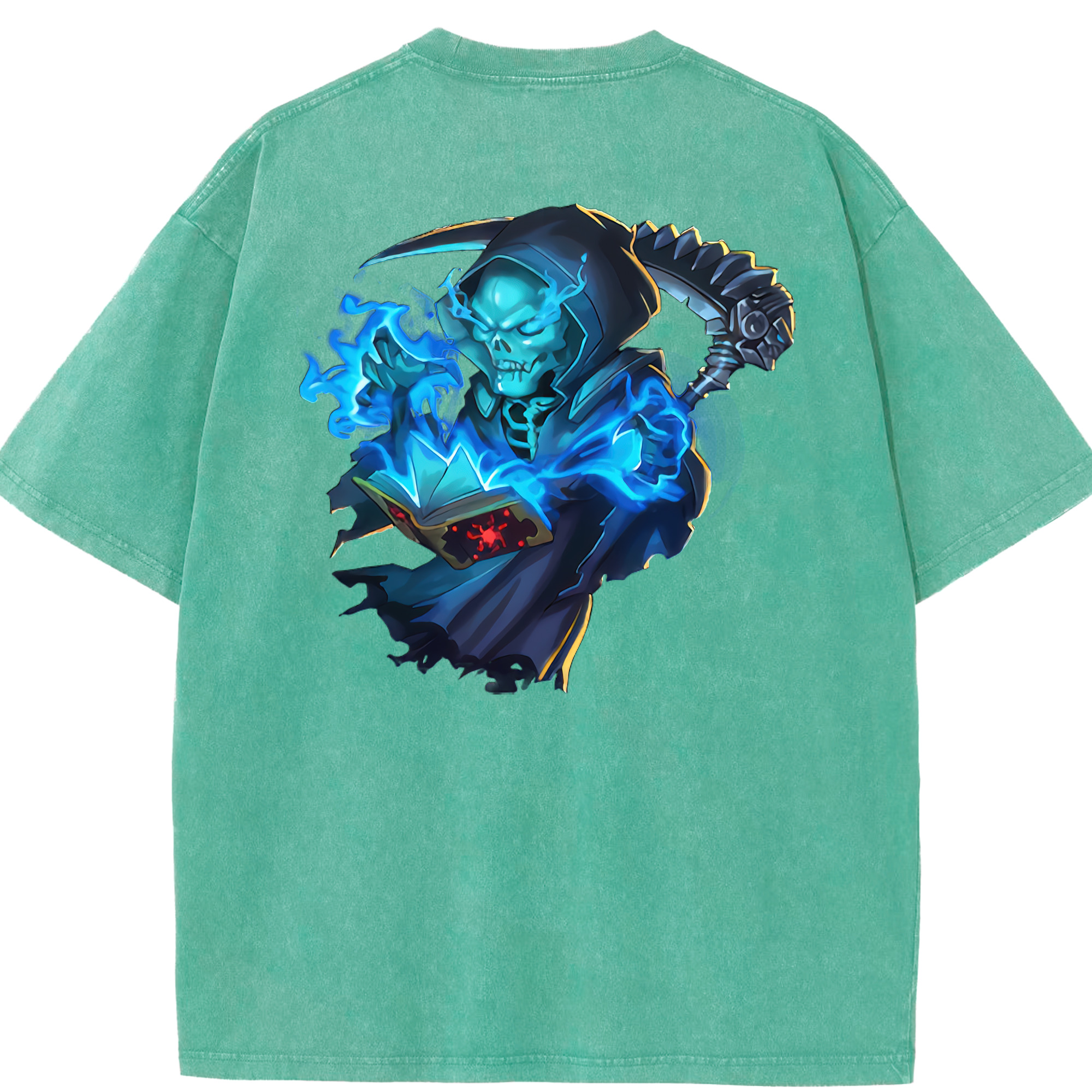 リーグ・オブ・レジェンド League of Legends LOL 綿100% ヴィンテージ風 半袖Tシャツ（背面プリント）
